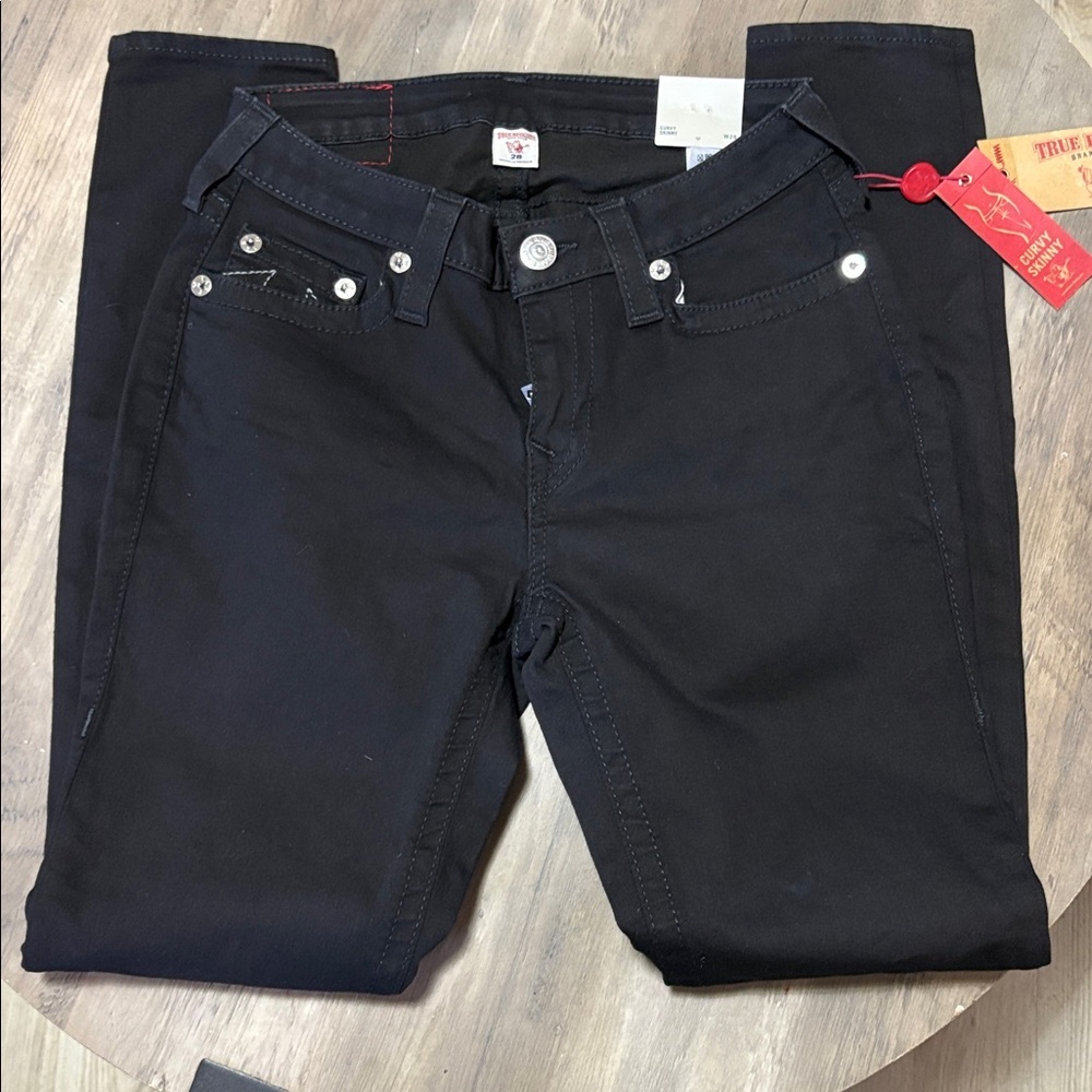 True Religion Womans Dark Jeans - Picture 3 of 4